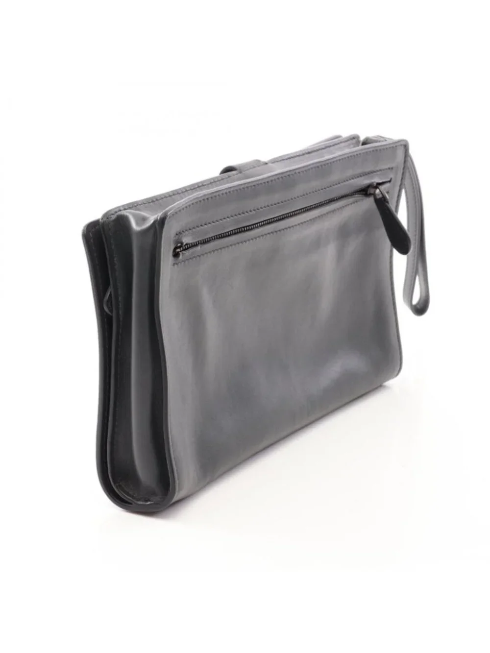 Bottega Veneta Clutch Intrecciato with Hand Strap Leather